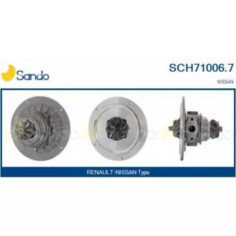 Groupe carter, turbocompresseur SANDO SCH71006.7