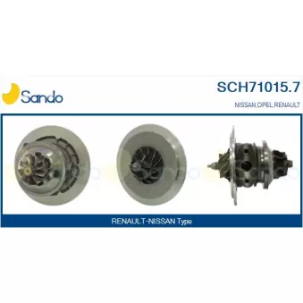 Groupe carter, turbocompresseur SANDO SCH71015.7