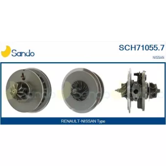 Groupe carter, turbocompresseur SANDO SCH71055.7