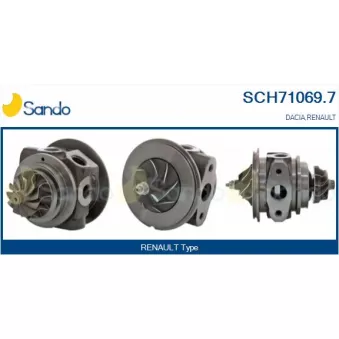 Groupe carter, turbocompresseur SANDO SCH71069.7