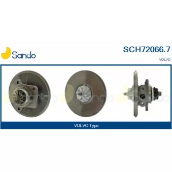 Groupe carter, turbocompresseur SANDO SCH72066.7