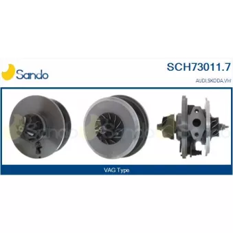 Groupe carter, turbocompresseur SANDO SCH73011.7