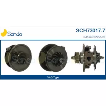 Groupe carter, turbocompresseur SANDO SCH73017.7