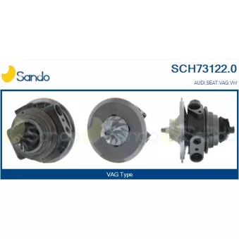 Groupe carter, turbocompresseur SANDO SCH73122.0