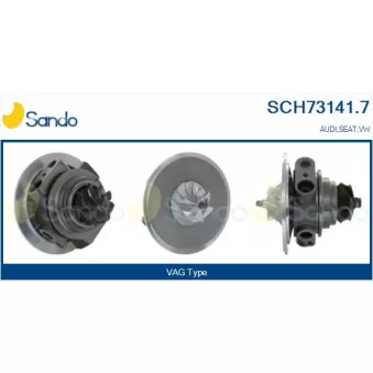 Groupe carter, turbocompresseur SANDO SCH73141.7