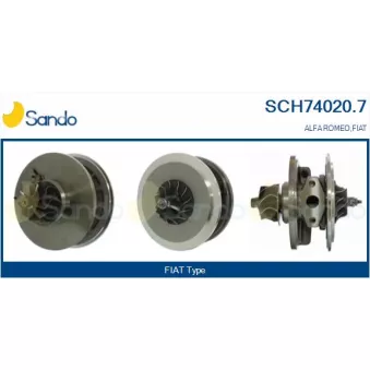 Groupe carter, turbocompresseur SANDO SCH74020.7