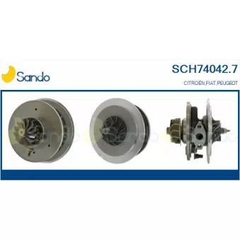 Groupe carter, turbocompresseur SANDO SCH74042.7