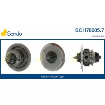 Groupe carter, turbocompresseur SANDO SCH78005.7