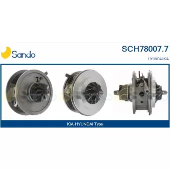 Groupe carter, turbocompresseur SANDO SCH78007.7