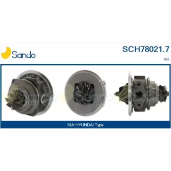 Groupe carter, turbocompresseur SANDO SCH78021.7