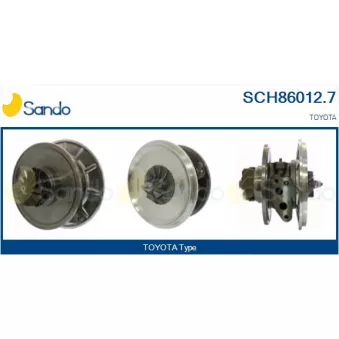 Groupe carter, turbocompresseur SANDO SCH86012.7