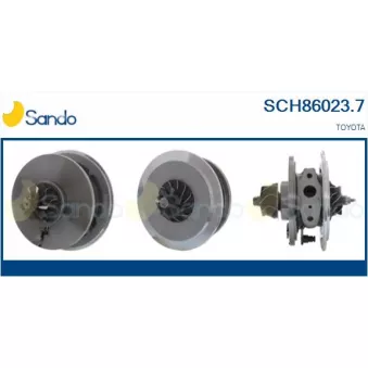 Groupe carter, turbocompresseur SANDO SCH86023.7