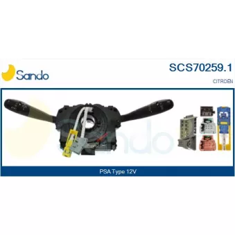 Commutateur de colonne de direction SANDO SCS70259.1