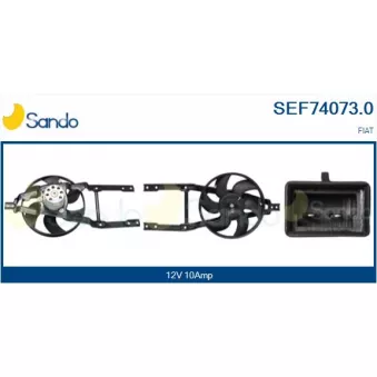 Moteur électrique, ventilateur pour radiateurs SANDO SEF74073.0