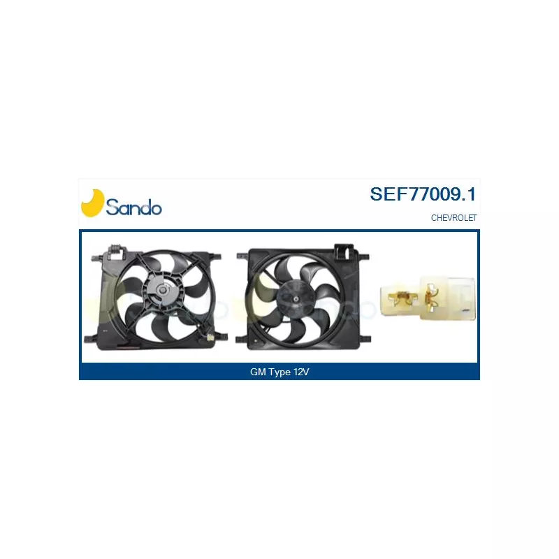 Moteur électrique, ventilateur pour radiateurs SANDO SEF77009.1