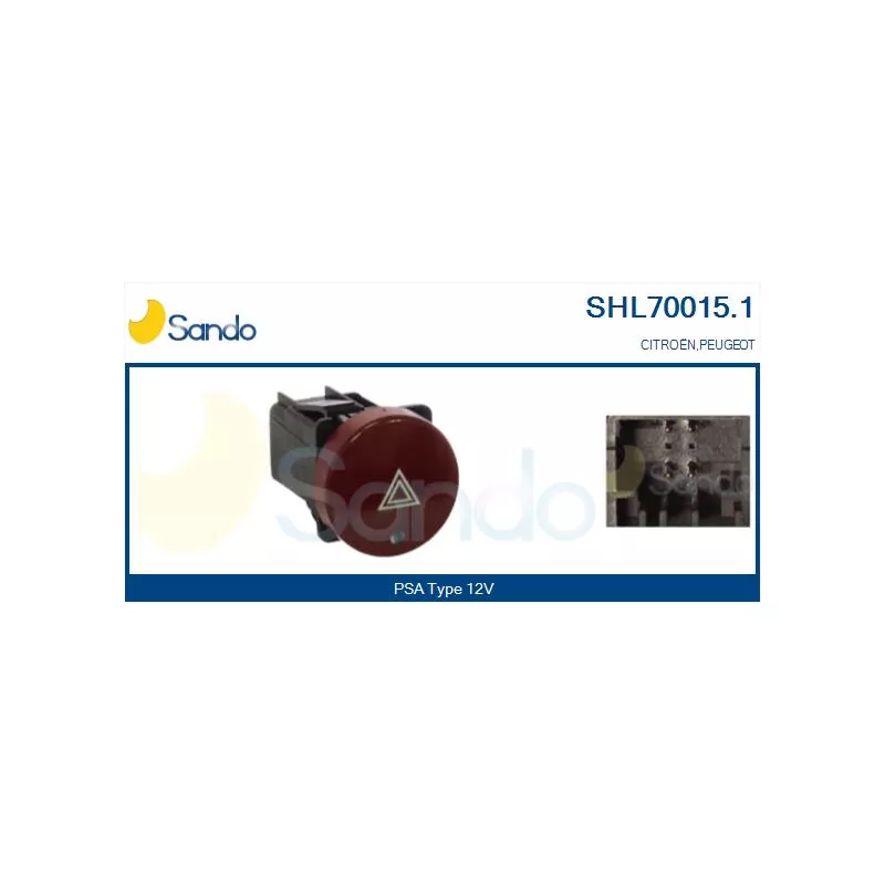 Interrupteur de signal de détresse SANDO SHL70015.1