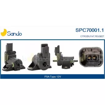 Transmetteur de pression, turbocompresseur SANDO SPC70001.1