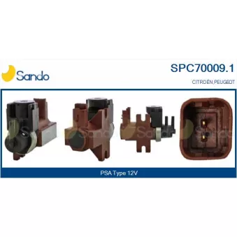 Transmetteur de pression, controle des gaz d'échappement SANDO SPC70009.1