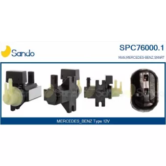 Transmetteur de pression, controle des gaz d'échappement SANDO SPC76000.1