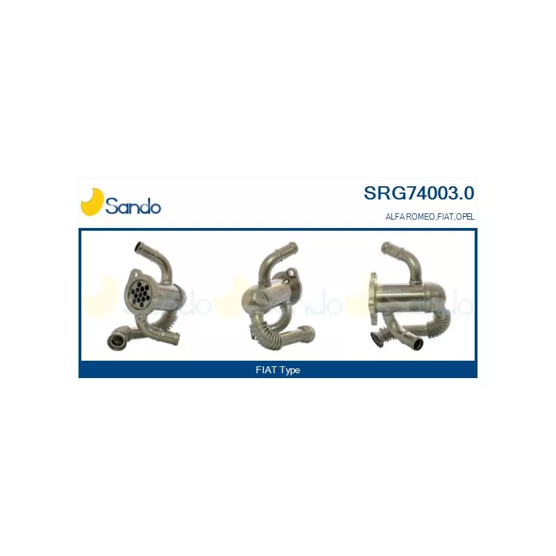 Radiateur, réaspiration des gaz d'échappement SANDO SRG74003.0