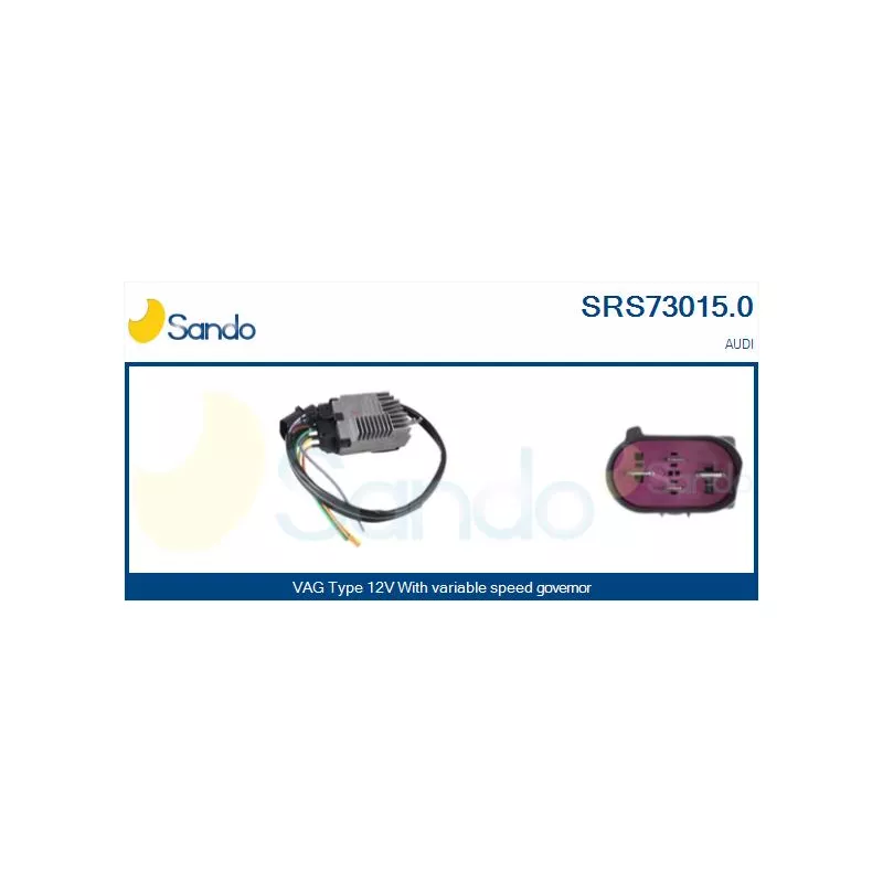 Résistance de série, moteur électrique-ventilateur du radiat SANDO SRS73015.0