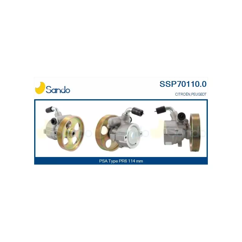 Pompe hydraulique, direction SANDO SSP70110.0
