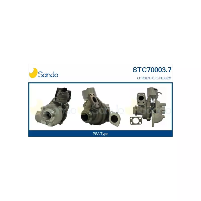 Turbocompresseur, suralimentation SANDO STC70003.7