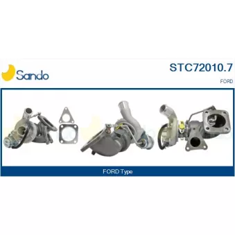 Turbocompresseur, suralimentation SANDO STC72010.7