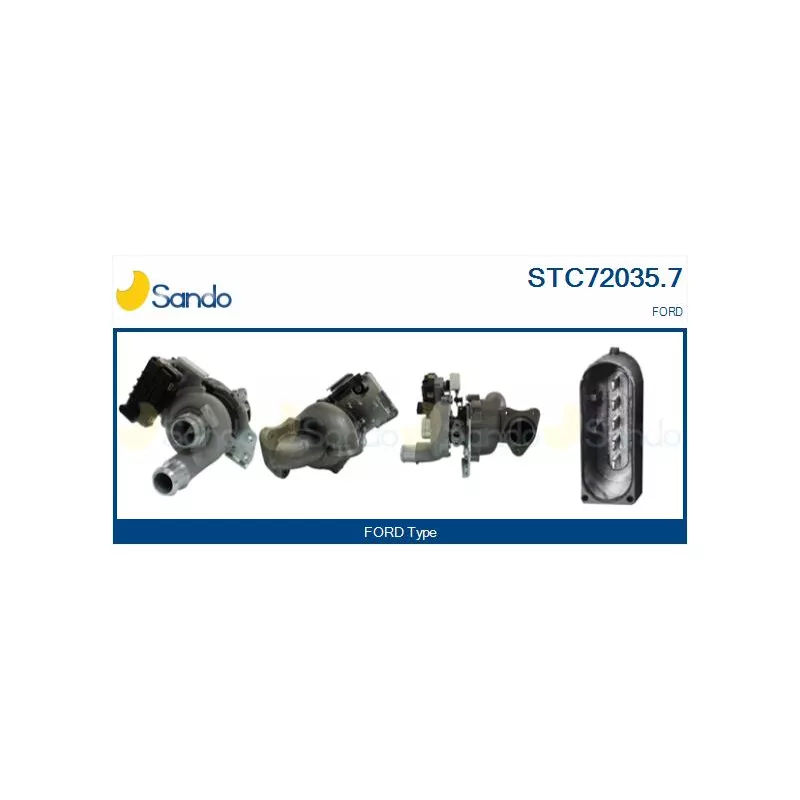 Turbocompresseur, suralimentation SANDO STC72035.7