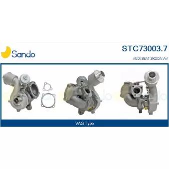 Turbocompresseur, suralimentation SANDO STC73003.7