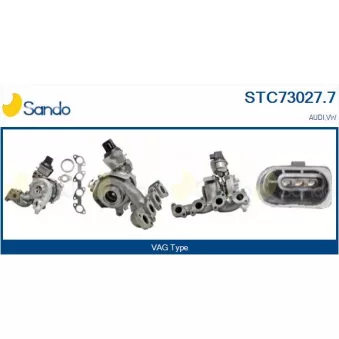 Turbocompresseur, suralimentation SANDO STC73027.7