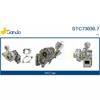 Turbocompresseur, suralimentation SANDO STC73030.7