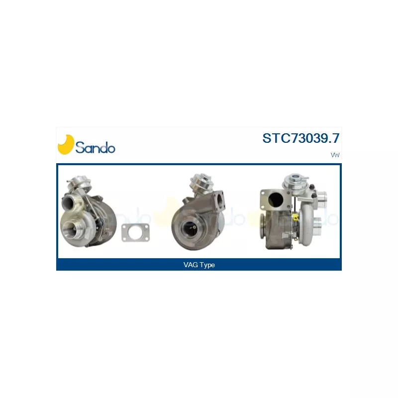 Turbocompresseur, suralimentation SANDO STC73039.7