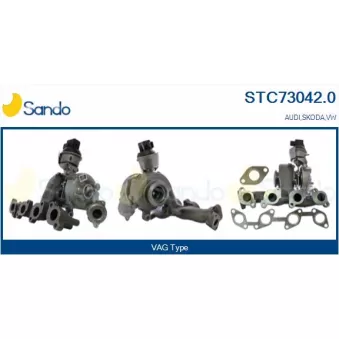 Turbocompresseur, suralimentation SANDO STC73042.0