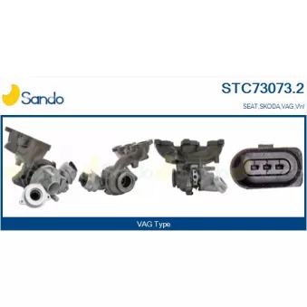 Turbocompresseur, suralimentation SANDO STC73073.2