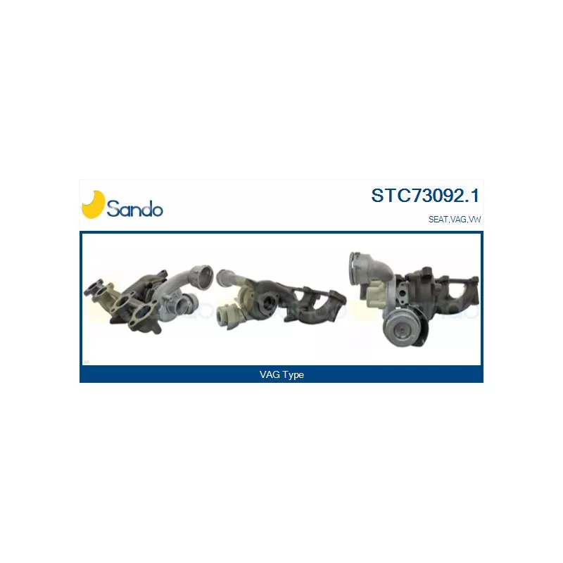 Turbocompresseur, suralimentation SANDO STC73092.1