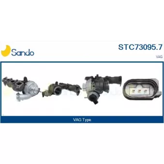 Turbocompresseur, suralimentation SANDO STC73095.7