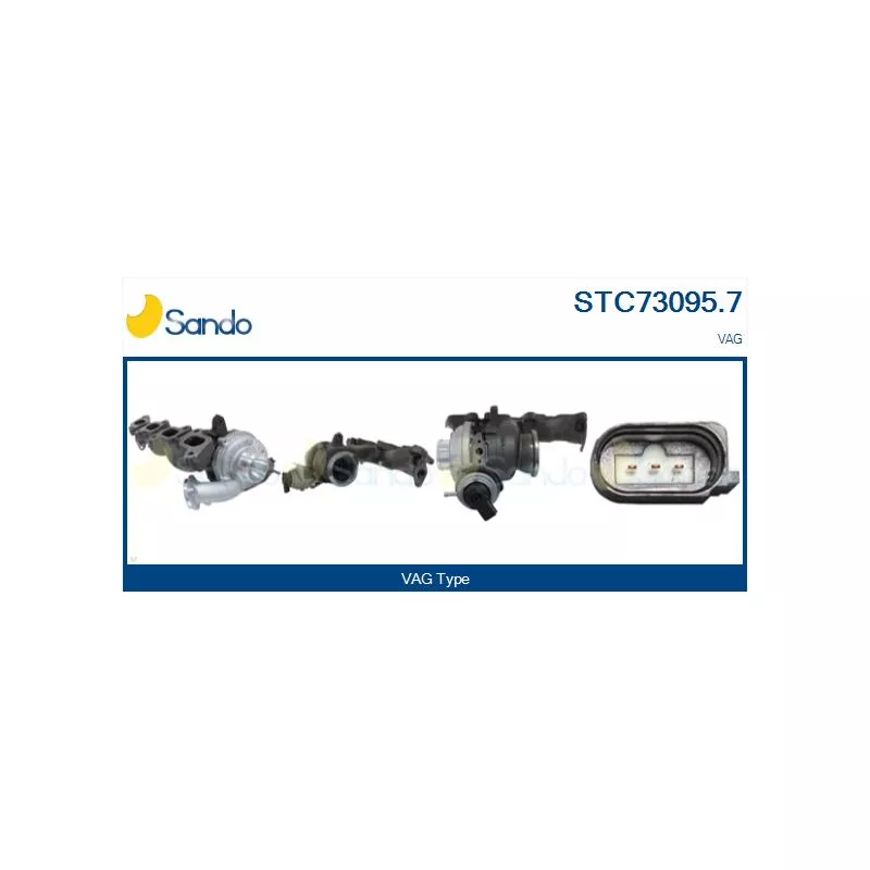 Turbocompresseur, suralimentation SANDO STC73095.7