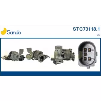 Turbocompresseur, suralimentation SANDO STC73118.1