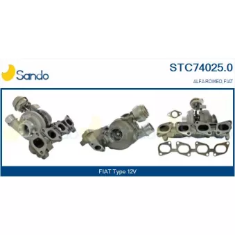 Turbocompresseur, suralimentation SANDO STC74025.0