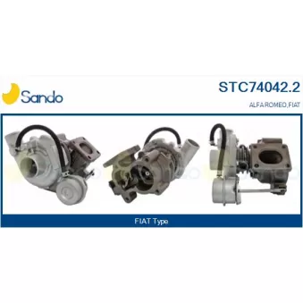 Turbocompresseur, suralimentation SANDO STC74042.2