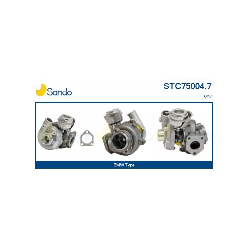 Turbocompresseur, suralimentation SANDO STC75004.7