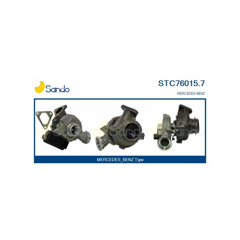 Turbocompresseur, suralimentation SANDO STC76015.7