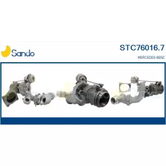 Turbocompresseur, suralimentation SANDO STC76016.7