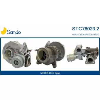 Turbocompresseur, suralimentation SANDO STC76023.2