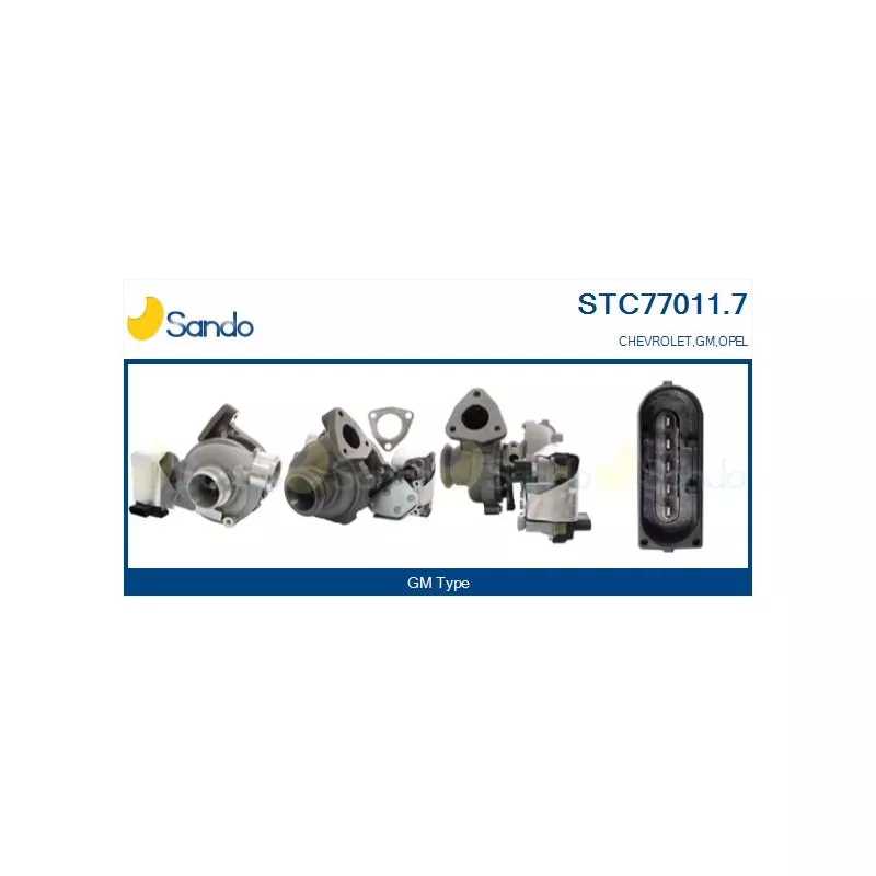 Turbocompresseur, suralimentation SANDO STC77011.7