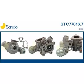 Turbocompresseur, suralimentation SANDO STC77016.7