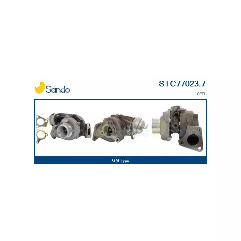 Turbocompresseur, suralimentation SANDO STC77023.7