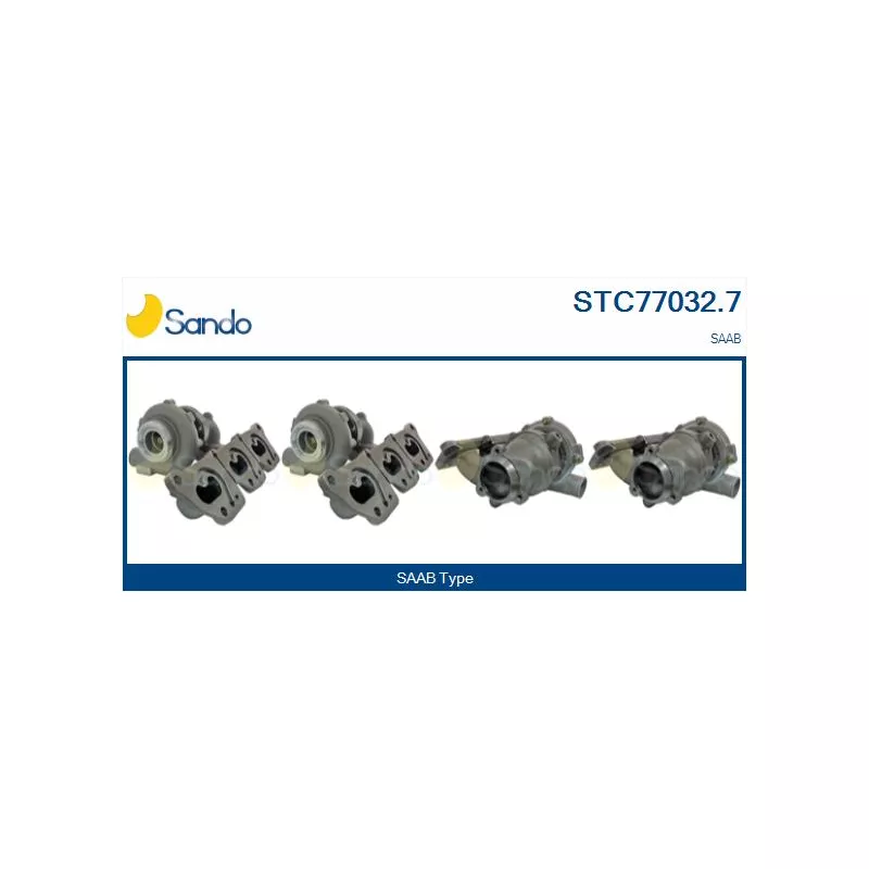 Turbocompresseur, suralimentation SANDO STC77032.7