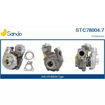 Turbocompresseur, suralimentation SANDO STC78004.7